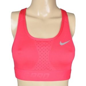 NIKE SPORT BRA DRY FIT RED MAGENTA PINK XS